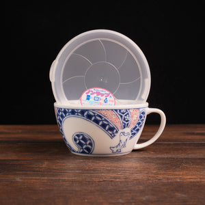 Edo-style Dinosaur Shouzui-ryu Soup Mug with Lid