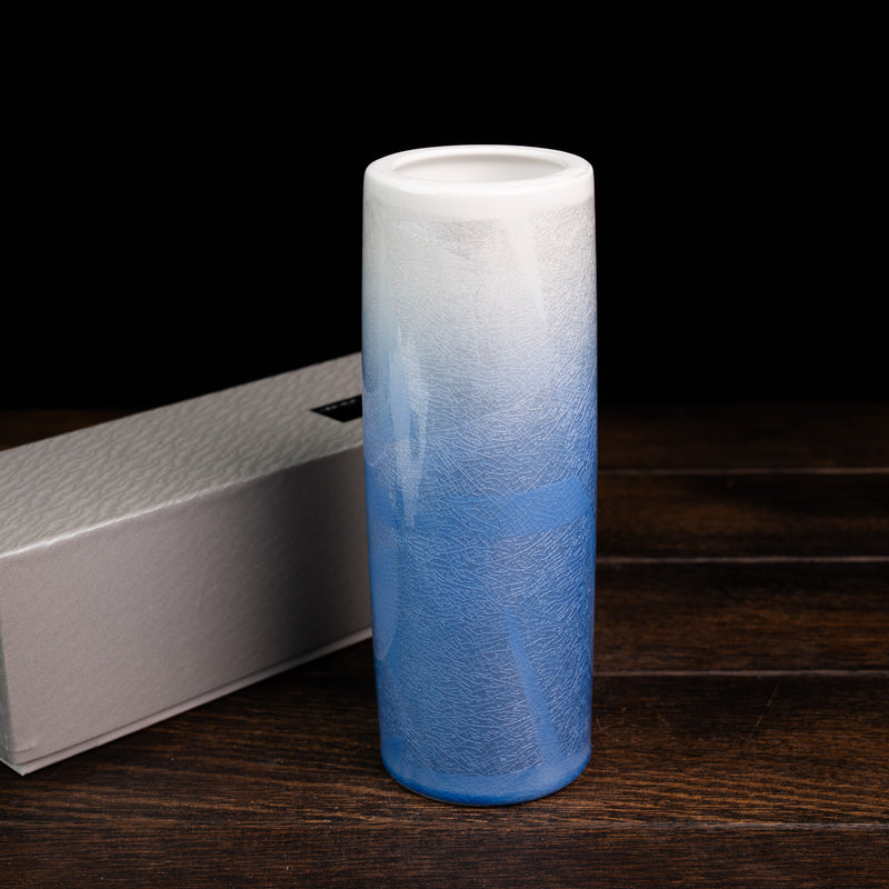 Silver-Glazed Vase