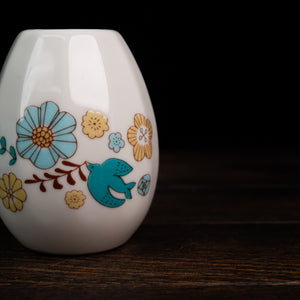 Hana-Tori Ichirin Vase - Blue