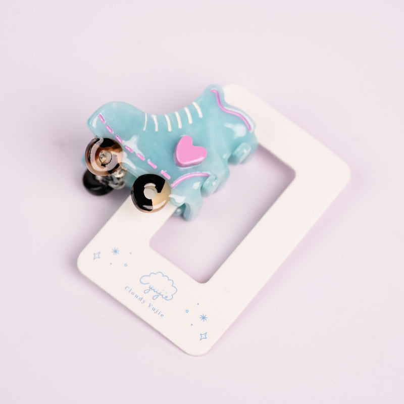 Roller Skate Small Hair Clips