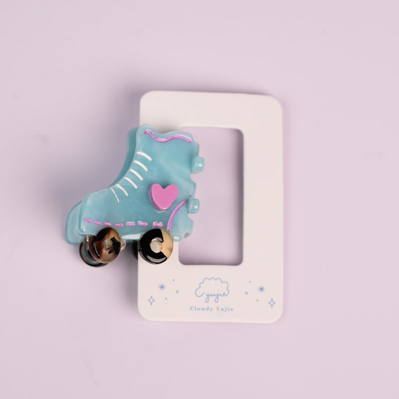 Roller Skate Small Hair Clips
