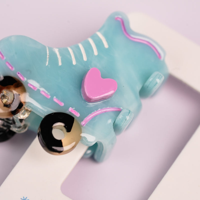 Roller Skate Small Hair Clips