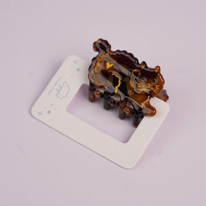 Grandma's Tabby Cat Claw Clip - Small