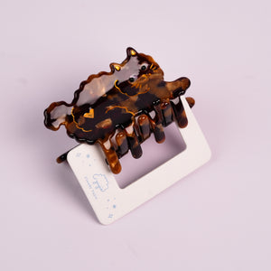 Grandma's Tabby Cat Claw Clip - Medium