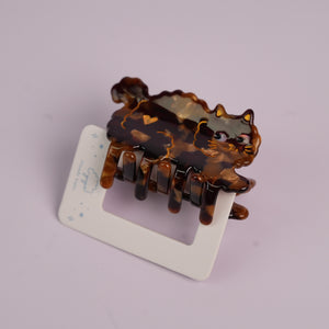 Grandma's Tabby Cat Claw Clip - Medium