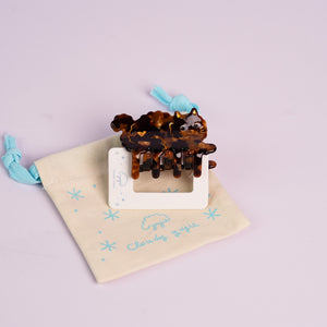Grandma's Tabby Cat Claw Clip - Medium