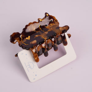 Grandma's Tabby Cat Claw Clip - Medium