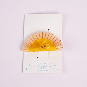 Sun Shine Duckbill Hair Clips
