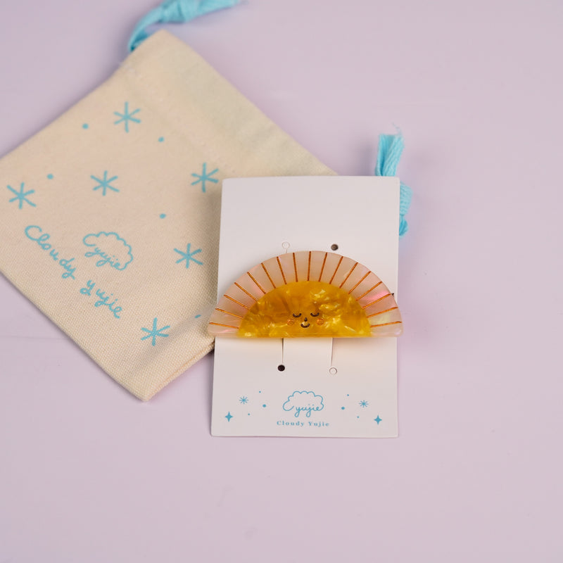 Sun Shine Duckbill Hair Clips