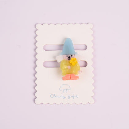 Dwarf Old Lady Duckbill Hair Clips