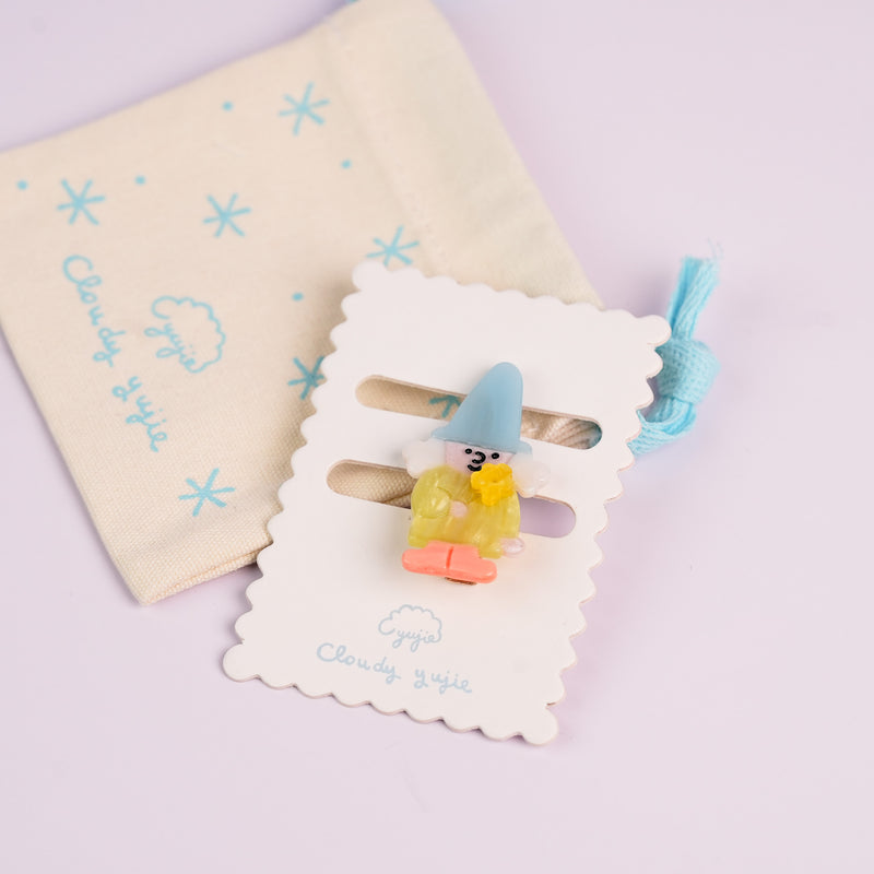 Dwarf Old Lady Duckbill Hair Clips