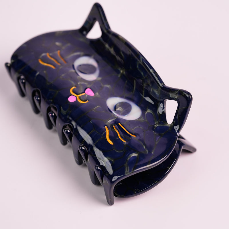 Cat Big Claw Shark Clip - Black Cat