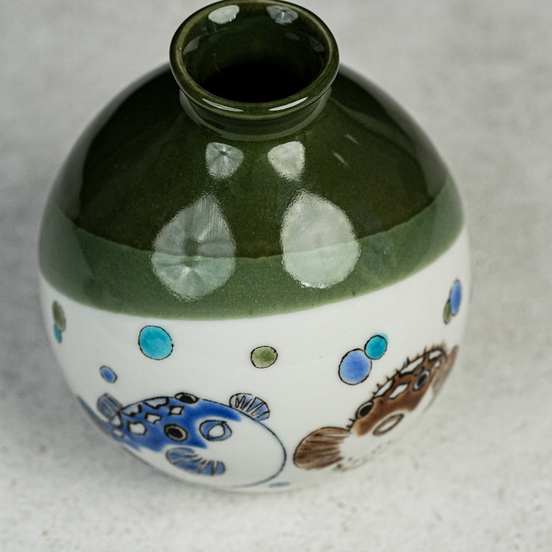 Fugu Porcupinefish Sake Set with Tray