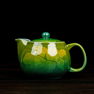 Silver Peak Camellia Tea Pot