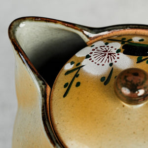 Gold-Leaf Plum Tea Pot