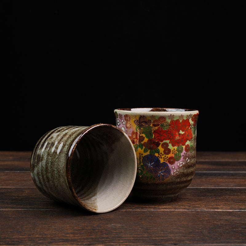 Seasonal Elegance Yunomi Tea Cup Set