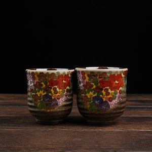 Seasonal Elegance Yunomi Tea Cup Set
