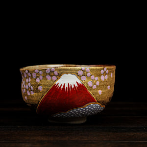 Matcha Bowl Sakura Mist Fuji