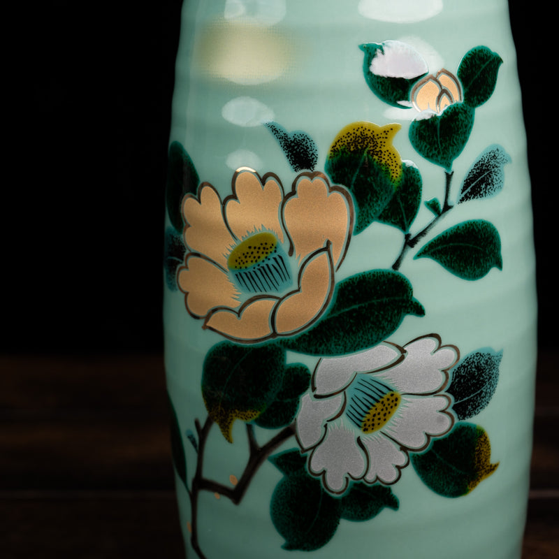 Dual Radiance Camellia Vase with Stand