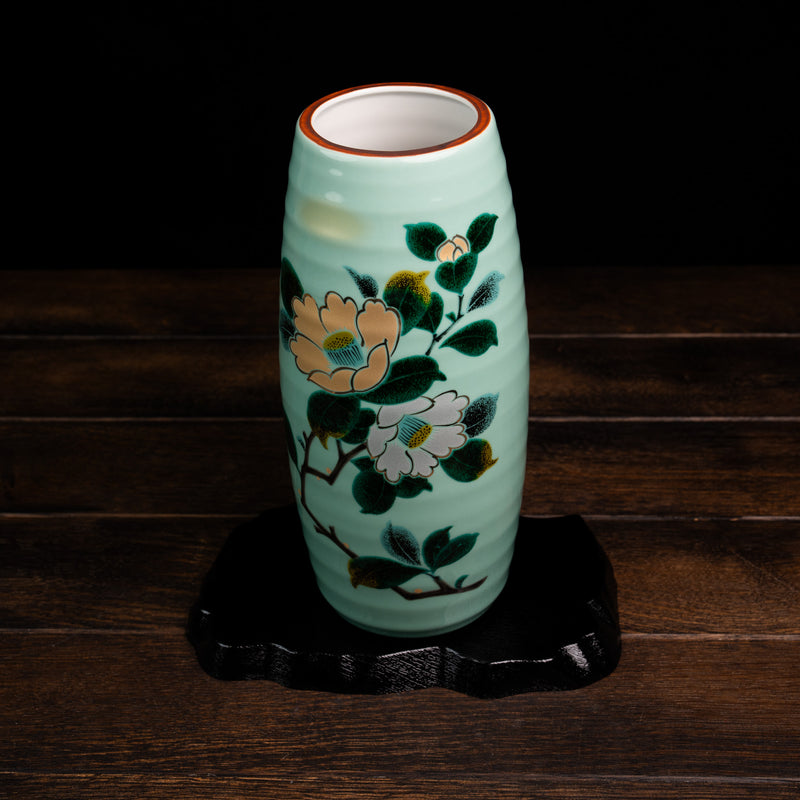 Dual Radiance Camellia Vase with Stand