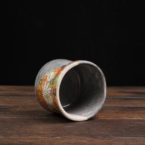 Gilded Flowers Yunomi Tea Cup