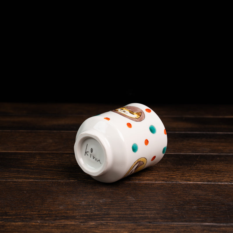 Neko Dot Tea Cup