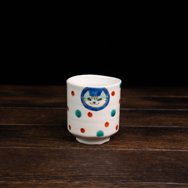 Neko Dot Tea Cup
