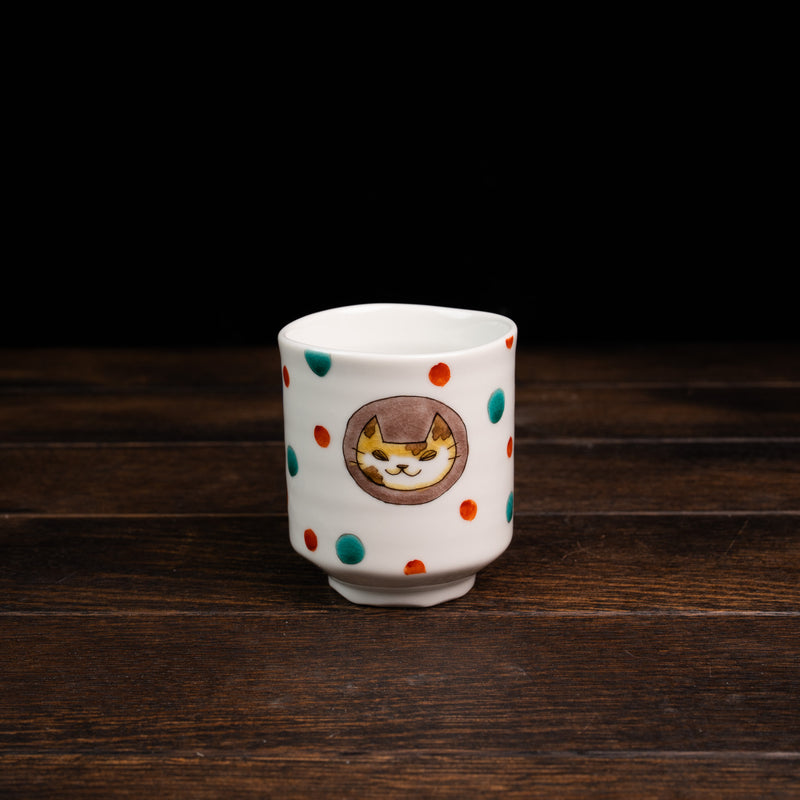 Neko Dot Tea Cup