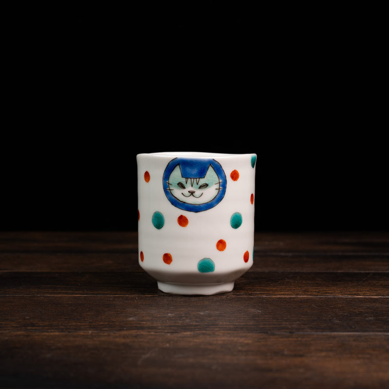 Neko Dot Tea Cup