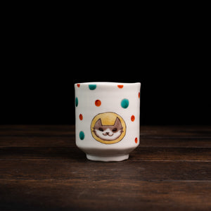 Neko Dot Tea Cup