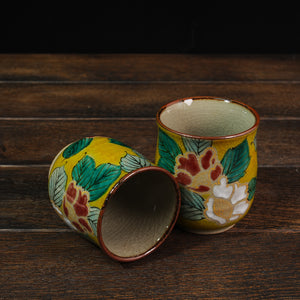 Yudono Yoshidaya Camellia Assortment Tea Cup Set
