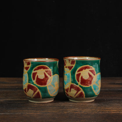 Kinhana Tsubaki Tea Cup Set