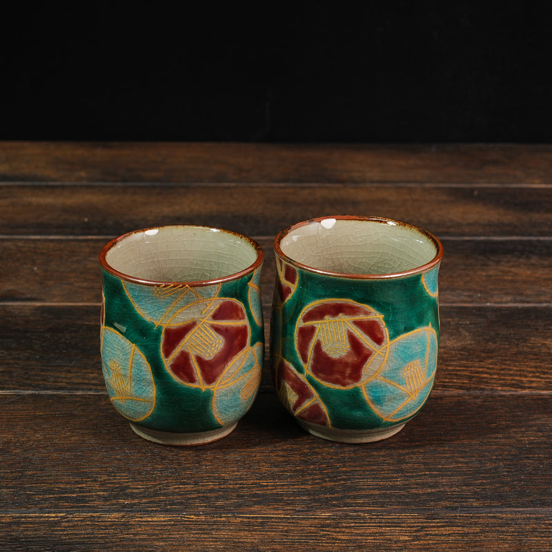 Kinhana Tsubaki Tea Cup Set
