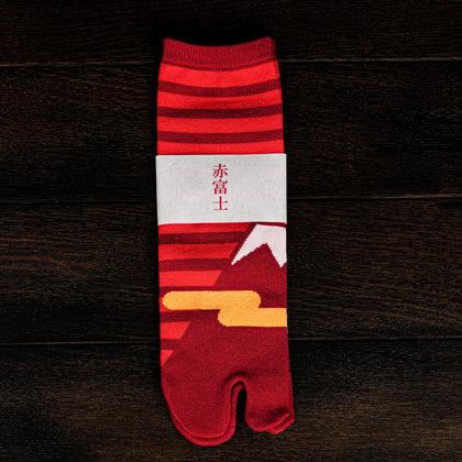 Tabi Socks／Red Fuji