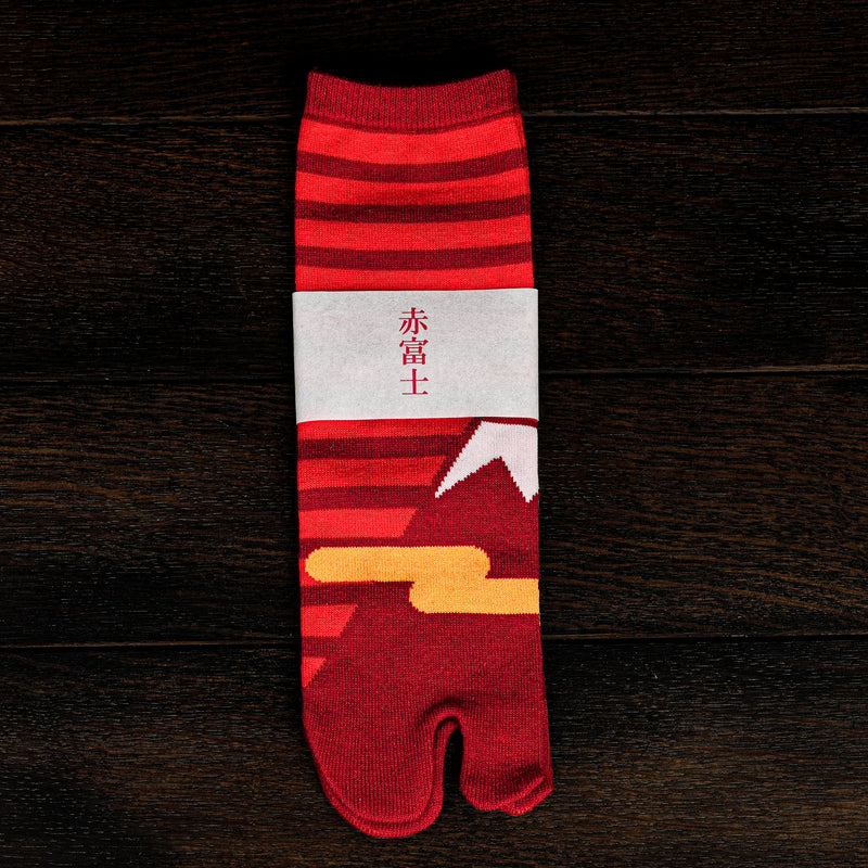 Tabi Socks／Red Fuji