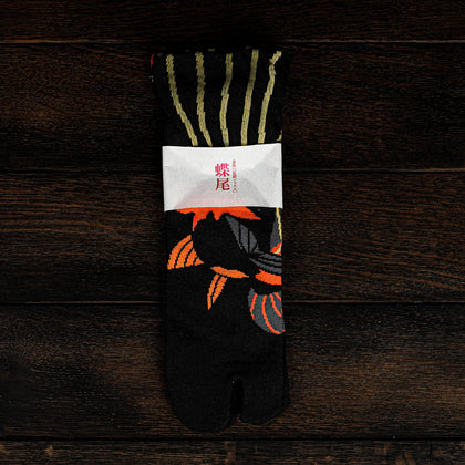 Tabi Socks／Butterfly Telescope[Black]