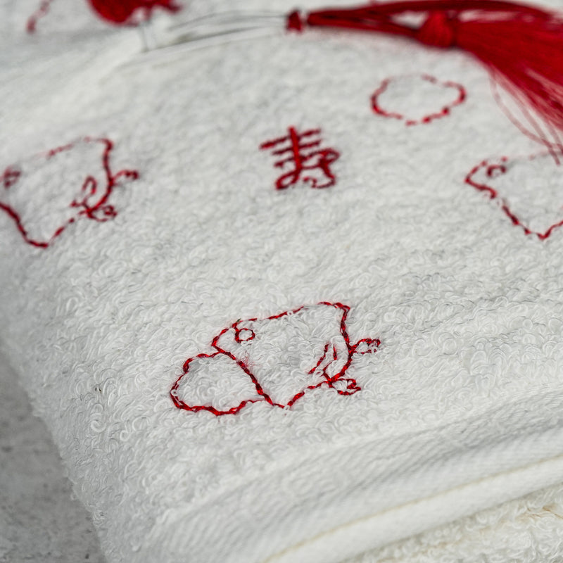 Face Towel／Plover[White]