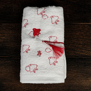 Face Towel／Plover[White]