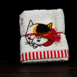 Hand Towel／"Mike" Japanese Bobtail