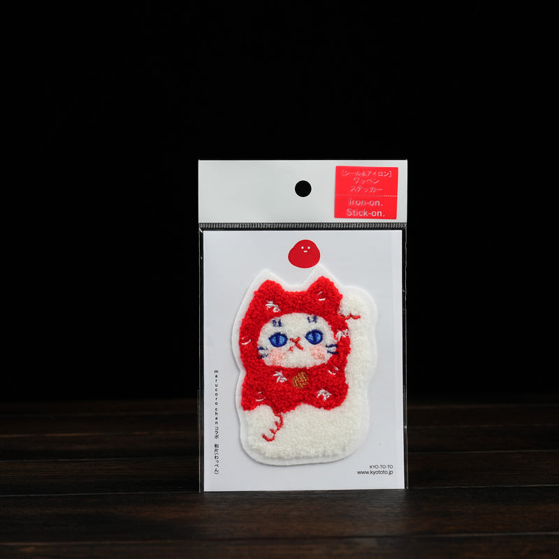 Chenille Patch／Fortune Cat Left Hand