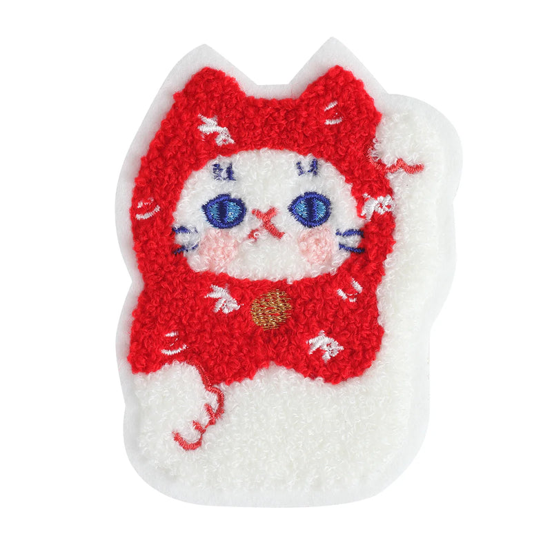 Chenille Patch／Fortune Cat Left Hand