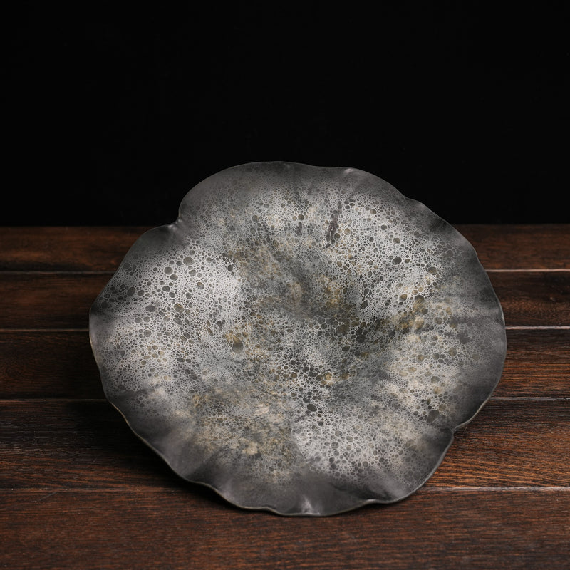 Moon Surface Design Plate 25cm