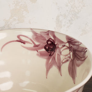 Hand-Painted Matcha Bowl Aurora - Gardenia Style