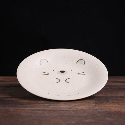 Mogumogu Lunch Plate M - Hedgehog