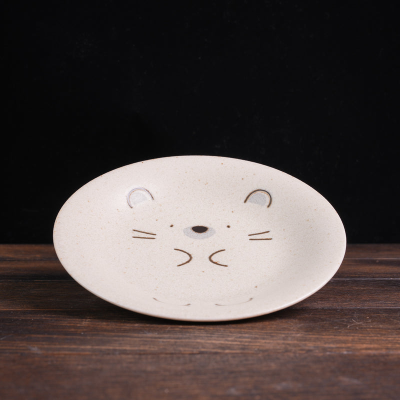 Mogumogu Lunch Plate M - Hedgehog