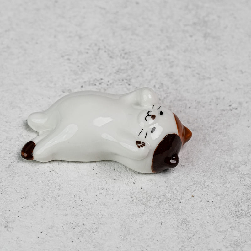 Nekochill Chopstick Rest - Three Flower Cat