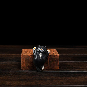 Nekochill Chopstick Rest - Black Cat