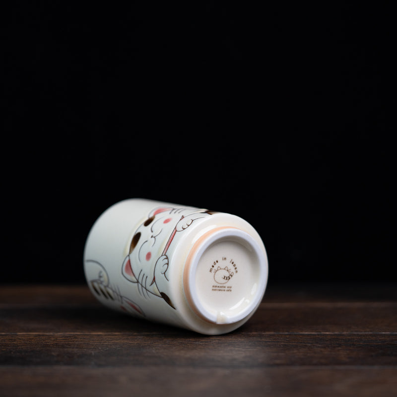 Sweetie Neko Yunomi Tea Cup - Pink