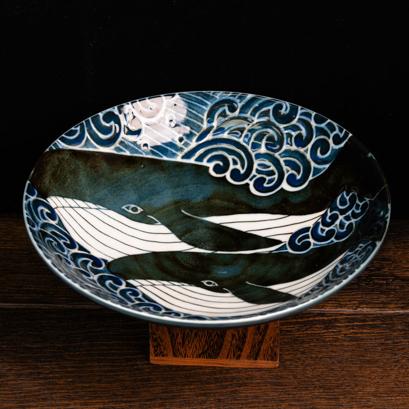 Shiranami Whale Deep Plate