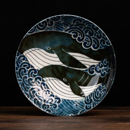Shiranami Whale Deep Plate